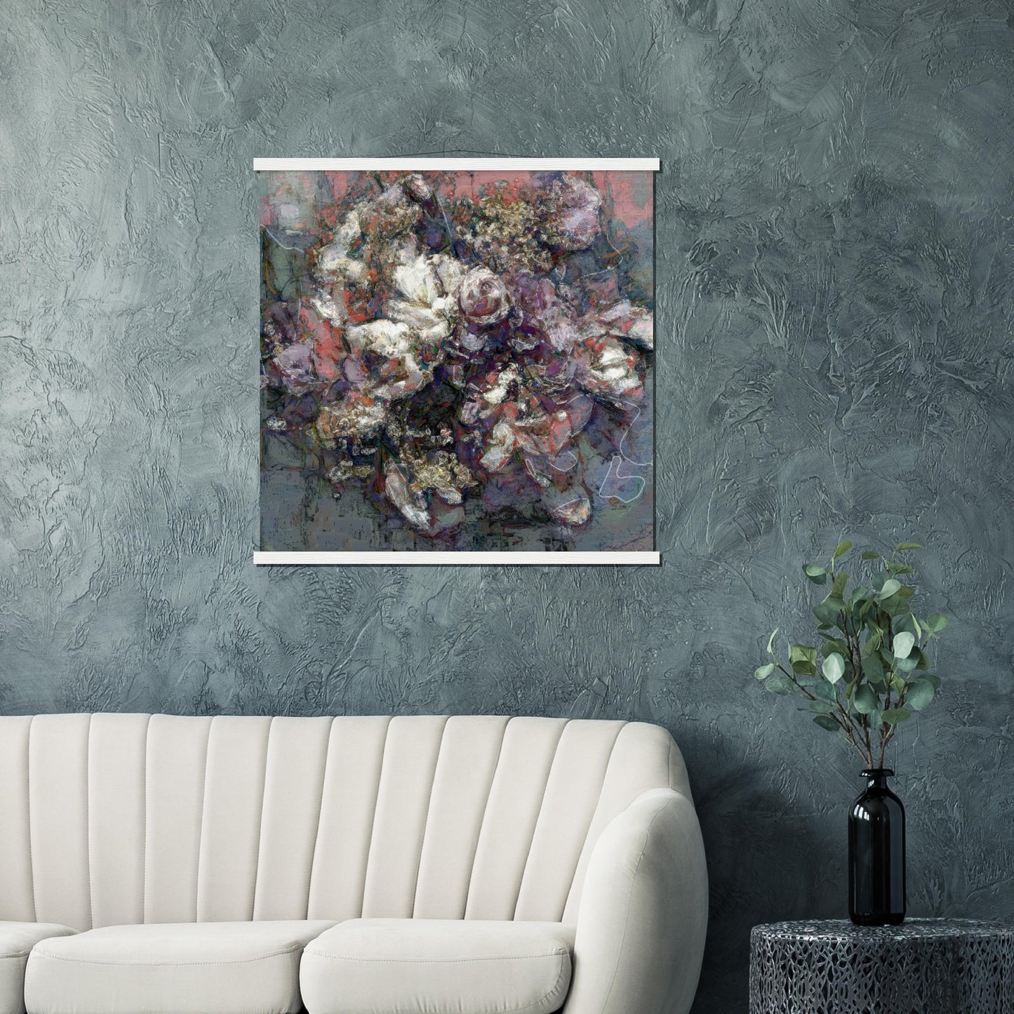 Flowers study 3, Museum-Quality Matte Paper Poster with Hanger