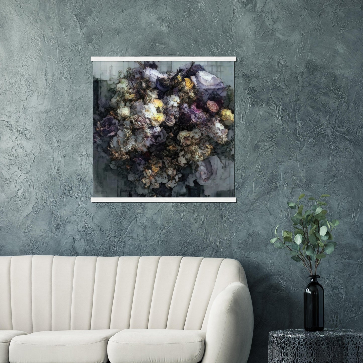 Flowers study 2, Museum-Quality Matte Paper Poster with Hanger