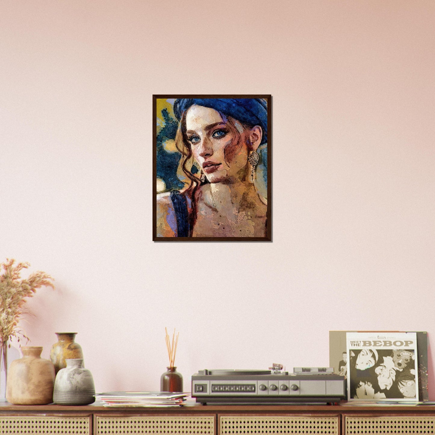 Kylie, Museum-Quality Matte Paper Wooden Framed Poster