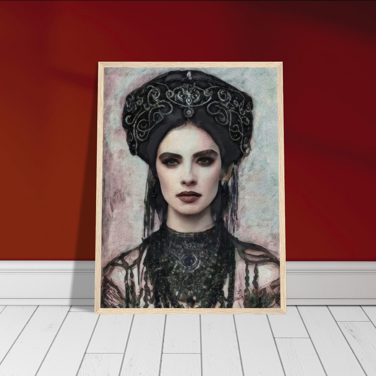 Sarah, Museum-Quality Matte Paper Wooden Framed Poster