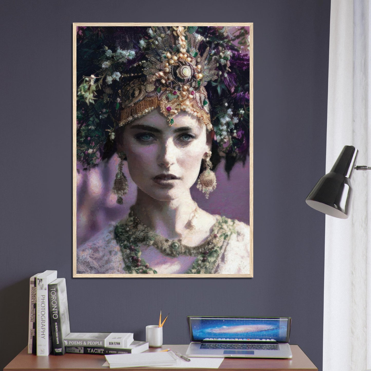 Lea, Museum-Quality Matte Paper Wooden Framed Poster