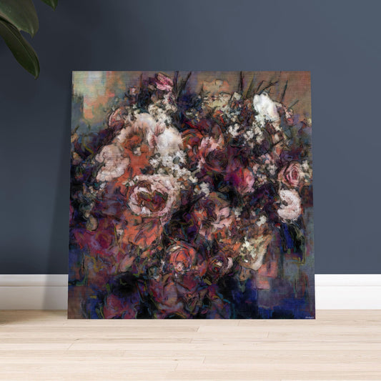 Flowers study 17, Brushed Aluminum Print