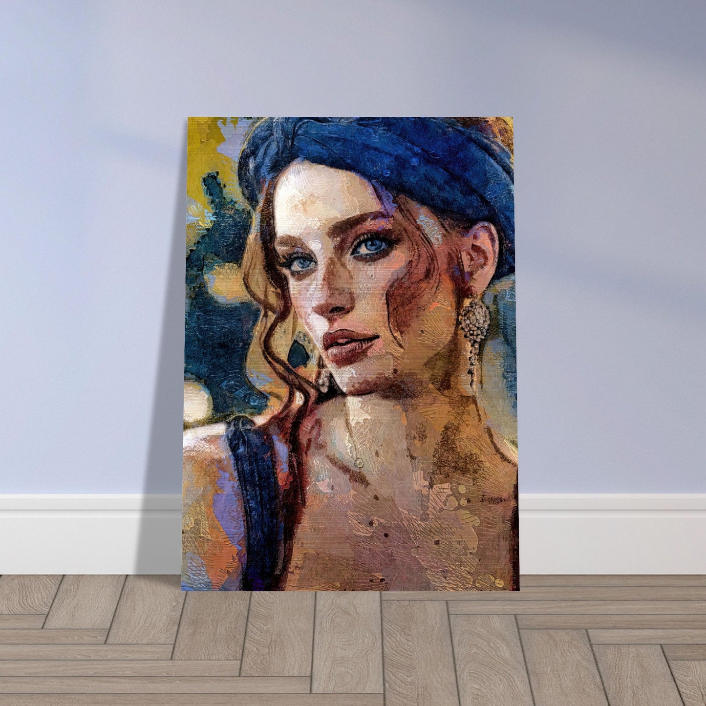 Kylie, Brushed Aluminum Print