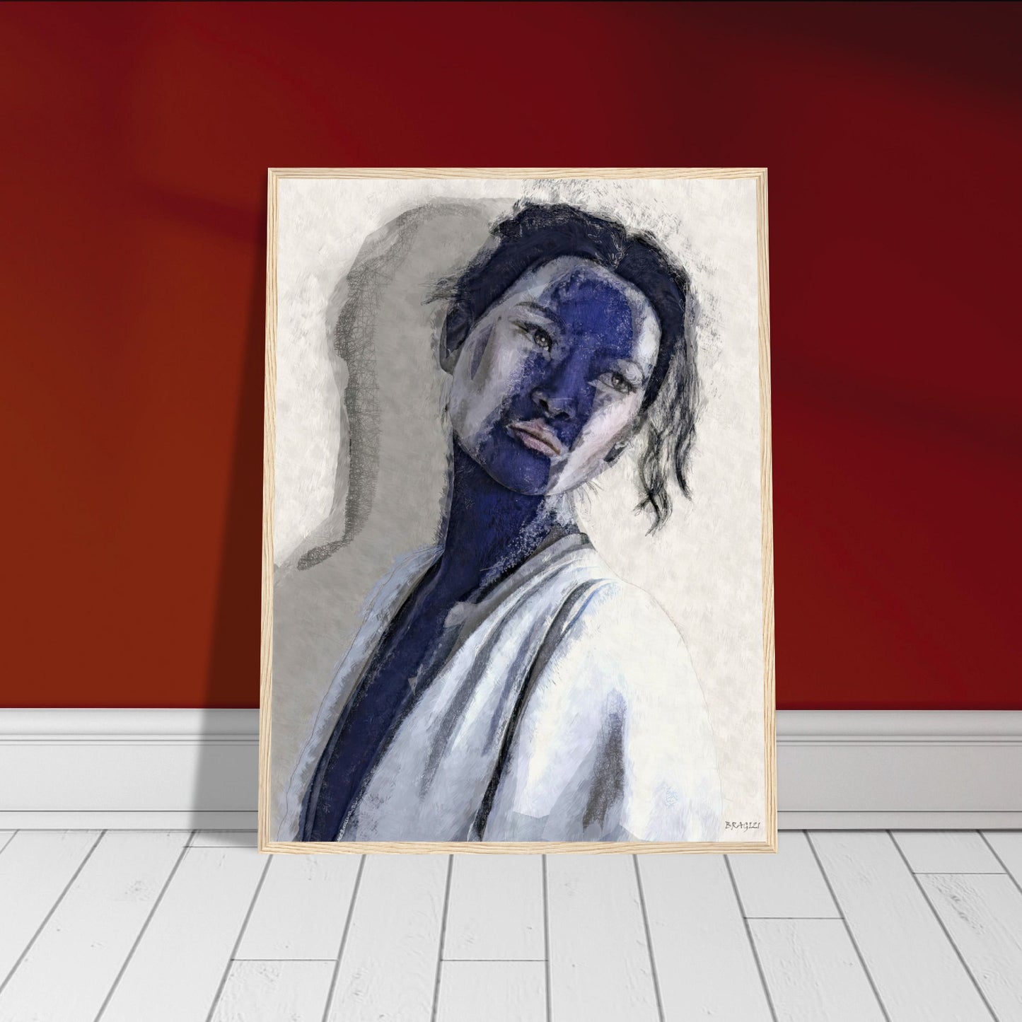 Kiyo, Museum-Quality Matte Paper Wooden Framed Poster