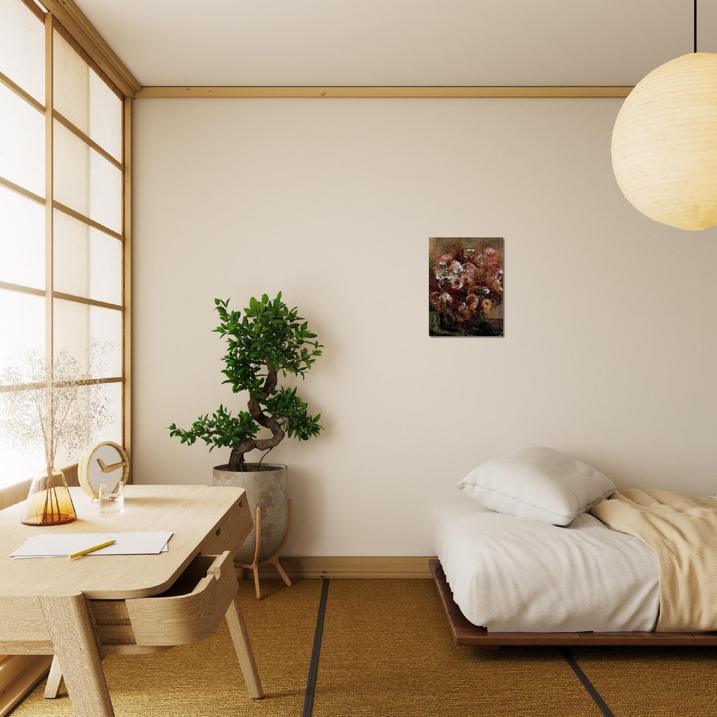 Flowers study 29, Brushed Aluminum Print