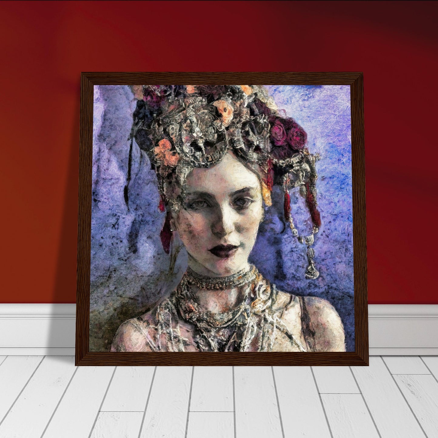 Mina, Museum-Quality Matte Paper Wooden Framed Poster