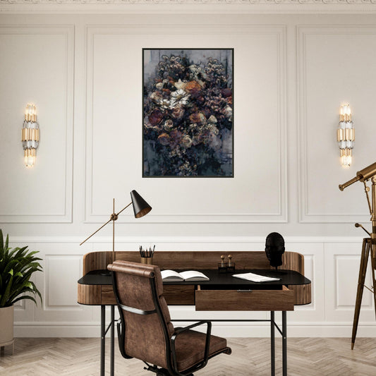 Flowers study 21, Museum-Quality Matte Paper Metal Framed Poster