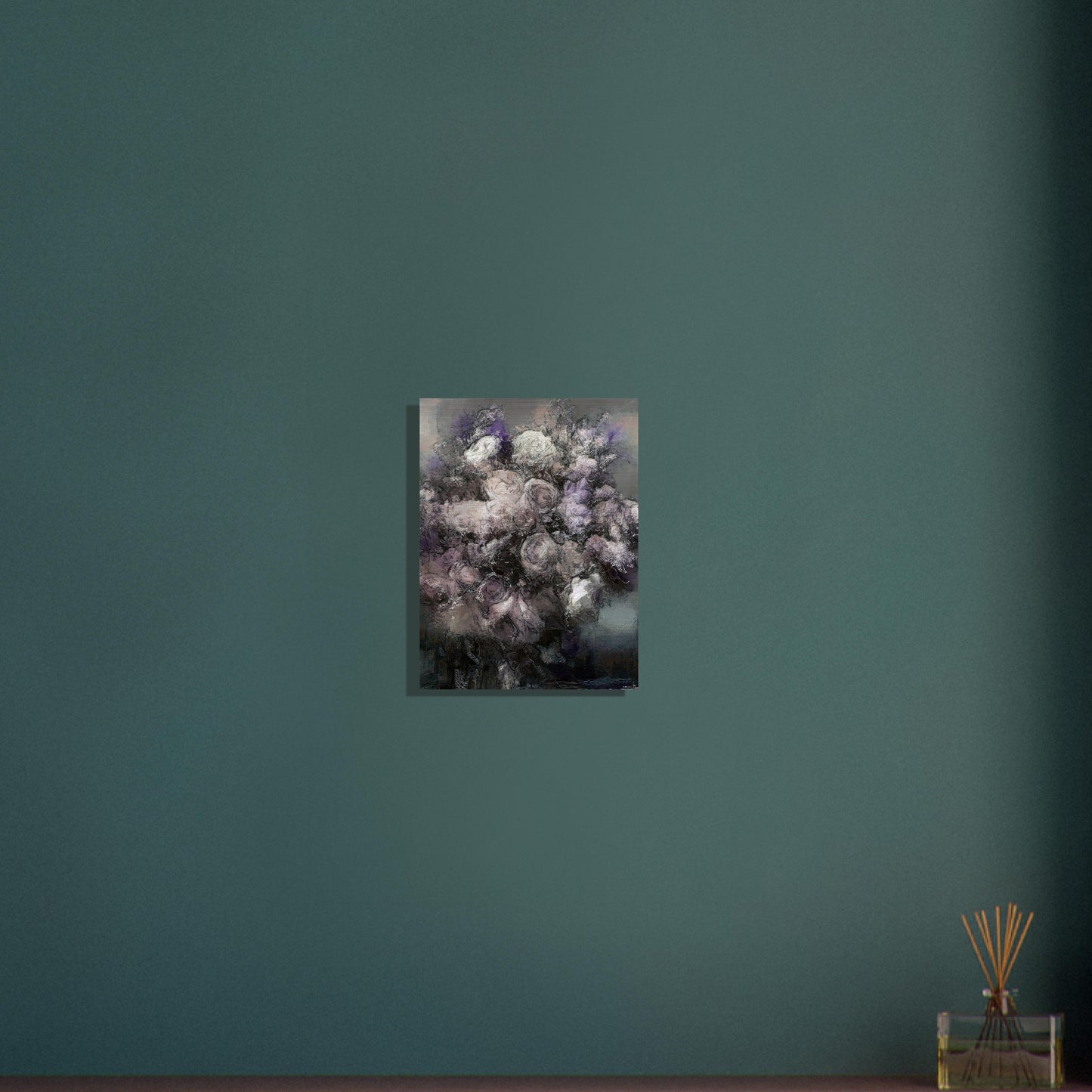 Flowers study 30, Brushed Aluminum Print