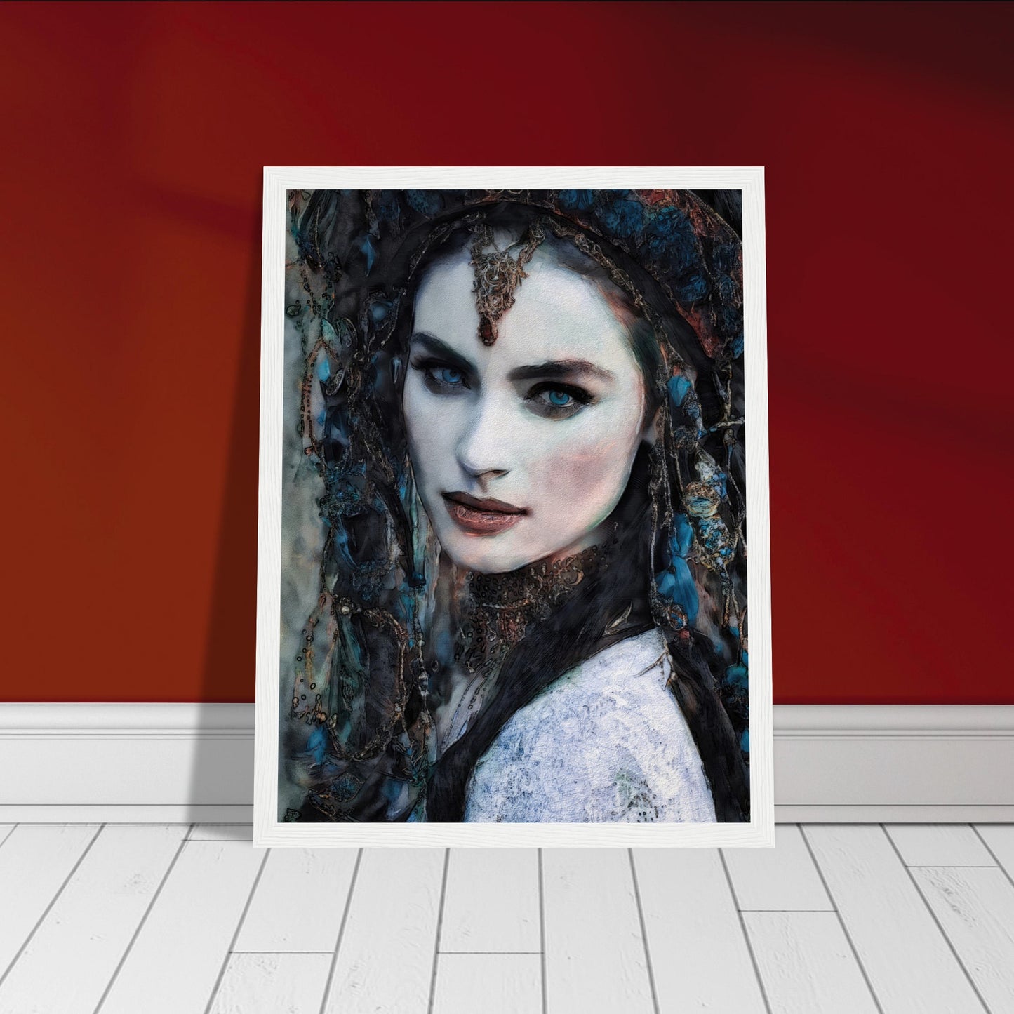 Melek, Museum-Quality Matte Paper Wooden Framed Poster