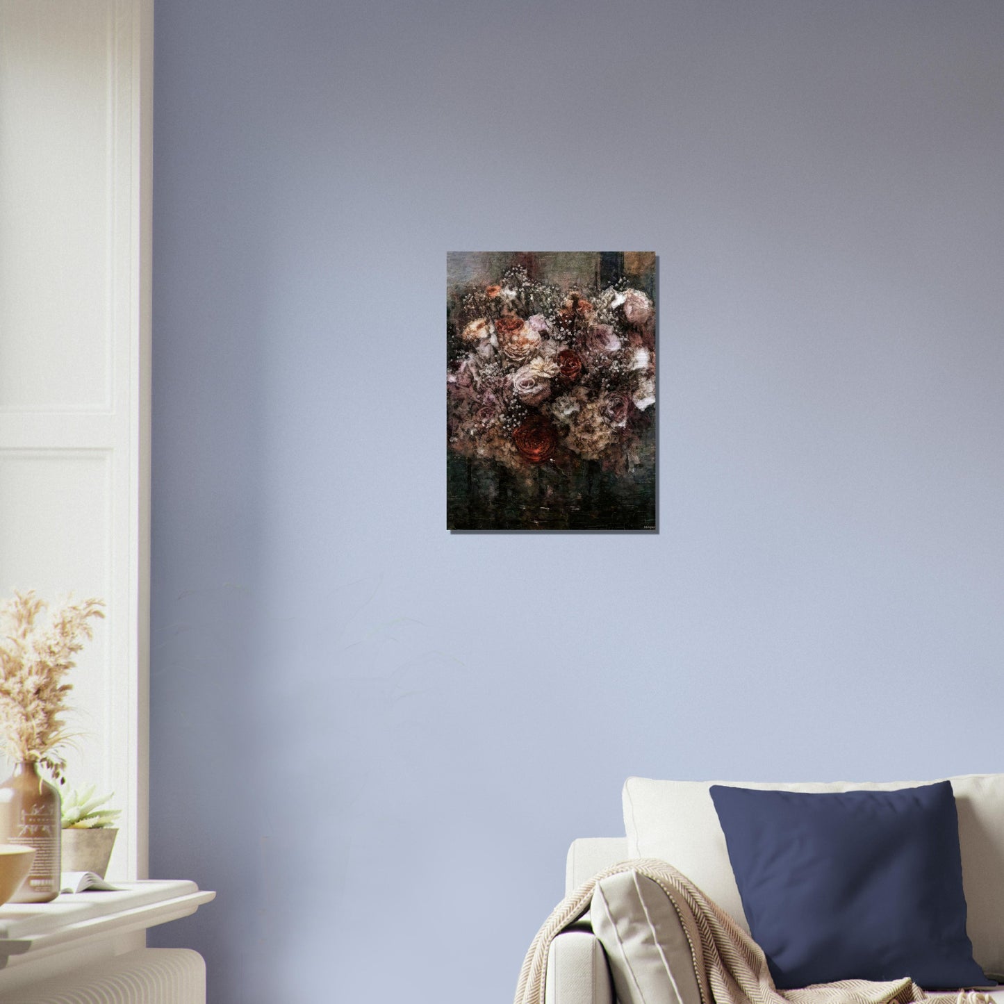 Flowers study 26, Brushed Aluminum Print