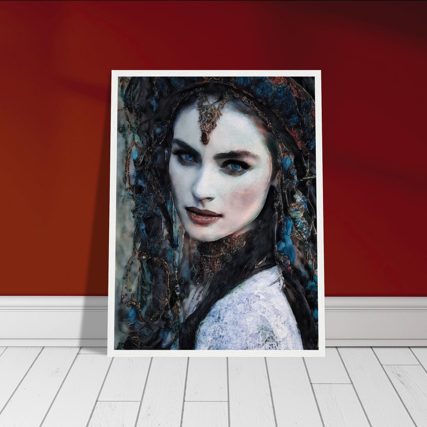 Melek, Museum-Quality Matte Paper Wooden Framed Poster