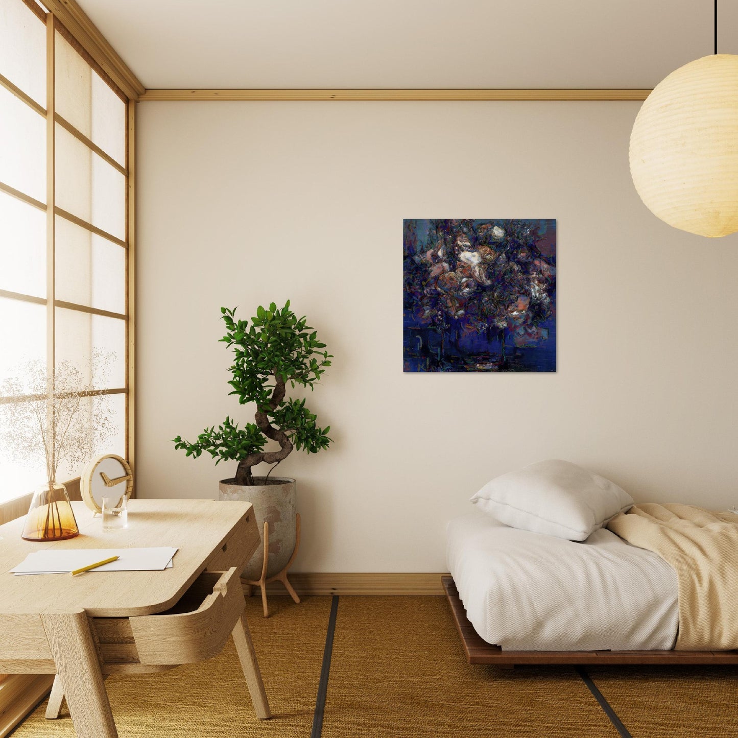 Flowers study 6, Brushed Aluminum Print