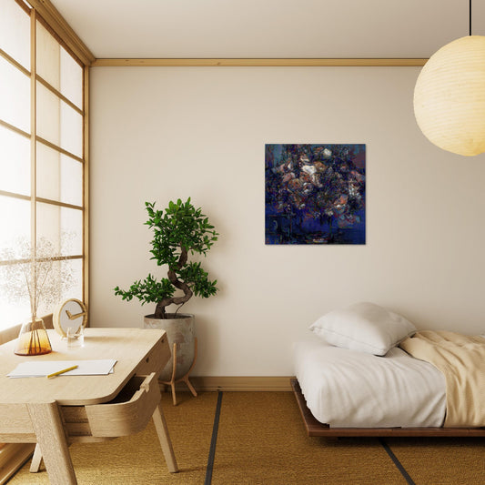 Flowers study 6, Brushed Aluminum Print