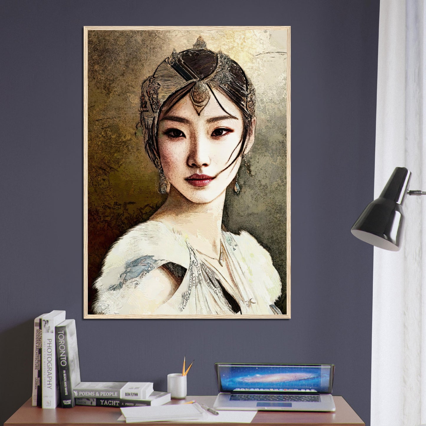 Yuan, Museum-Quality Matte Paper Wooden Framed Poster
