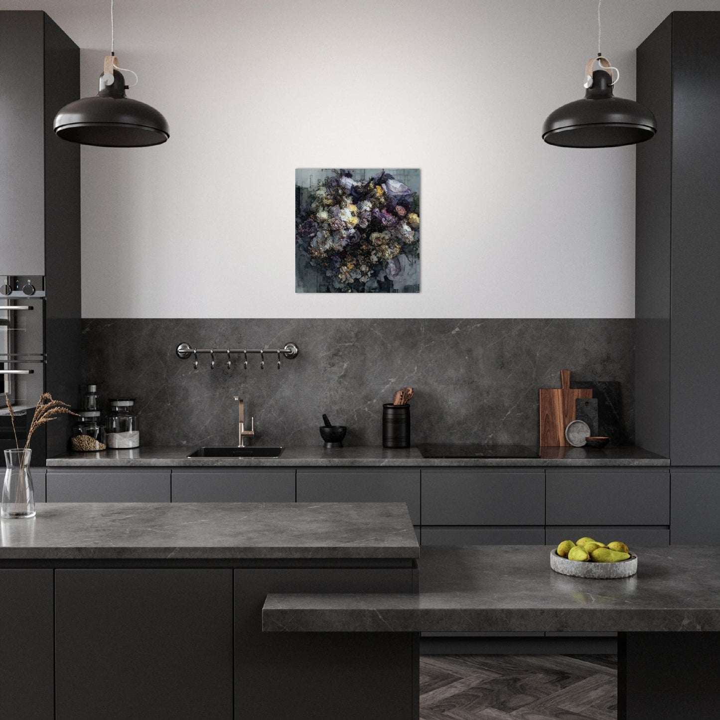 Flowers study 2, Aluminum Print