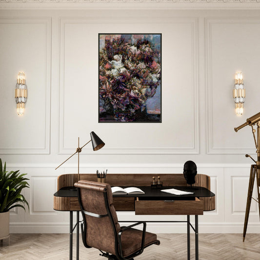 Flowers study 28, Museum-Quality Matte Paper Metal Framed Poster