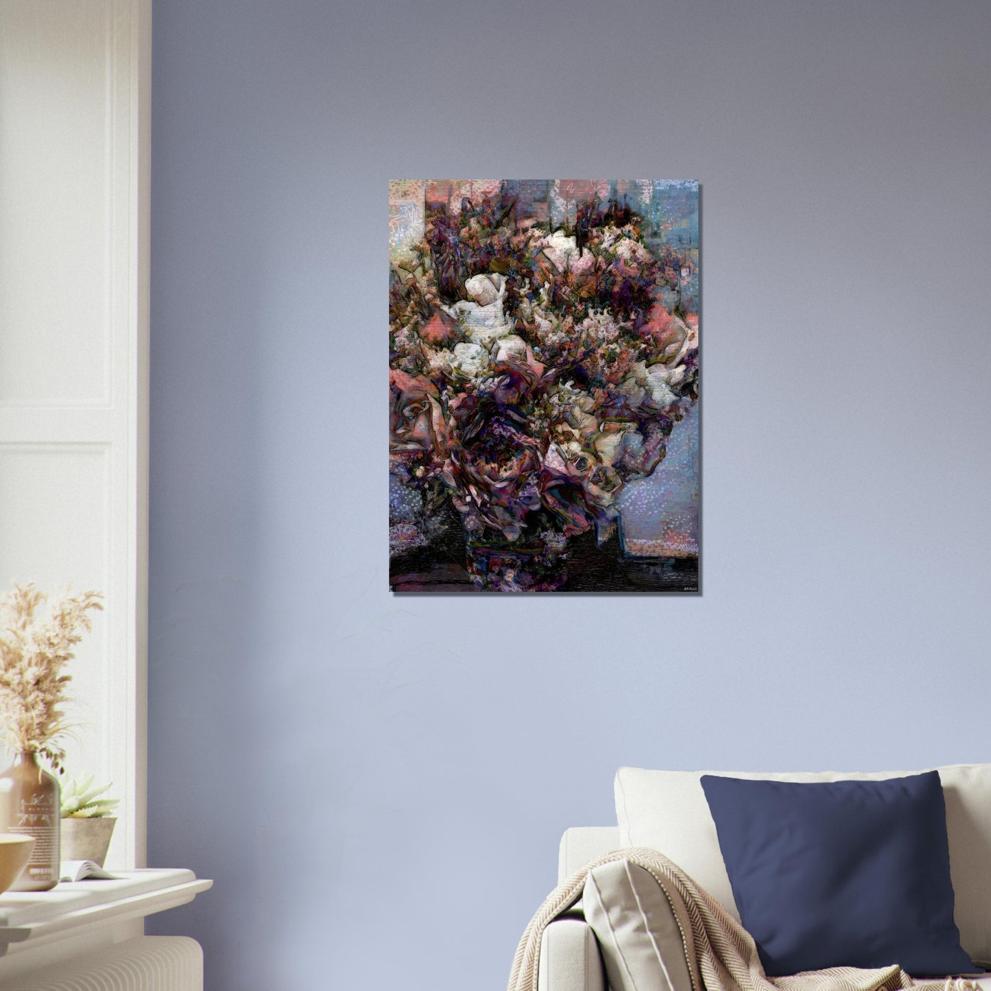 Flowers study 28, Brushed Aluminum Print