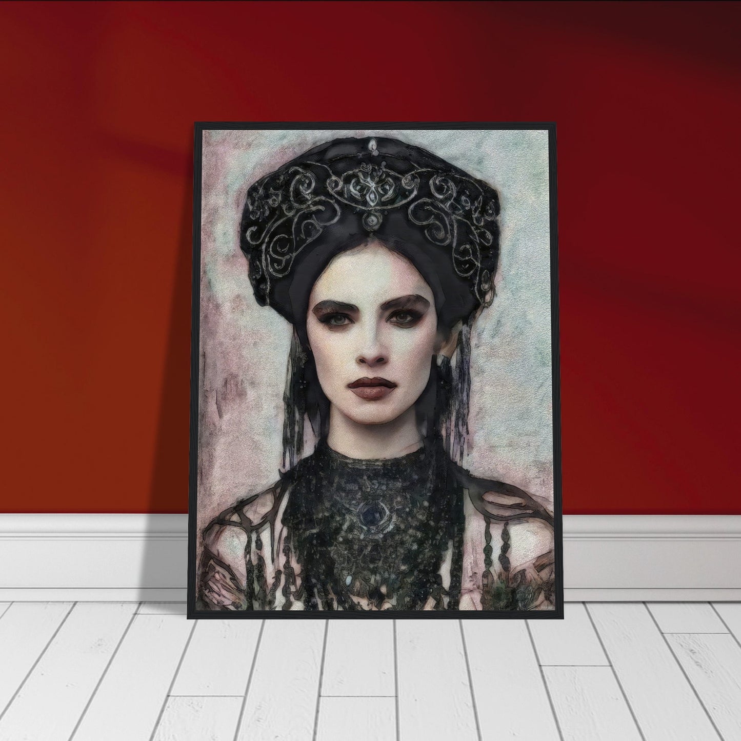 Sarah, Museum-Quality Matte Paper Wooden Framed Poster