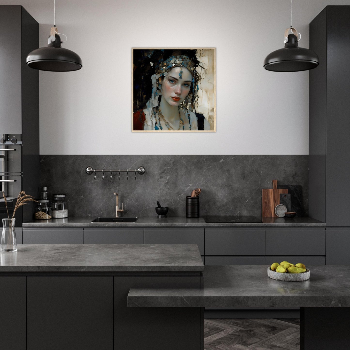 Daria2, Museum-Quality Matte Paper Wooden Framed Poster