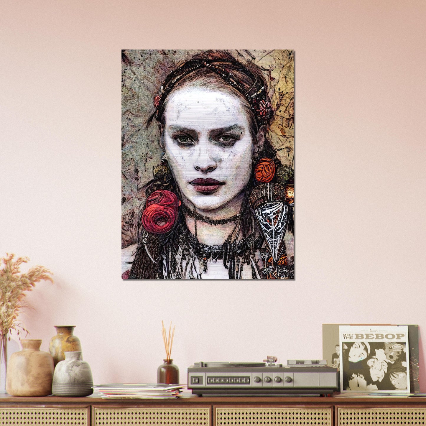 Freja, Brushed Aluminum Print