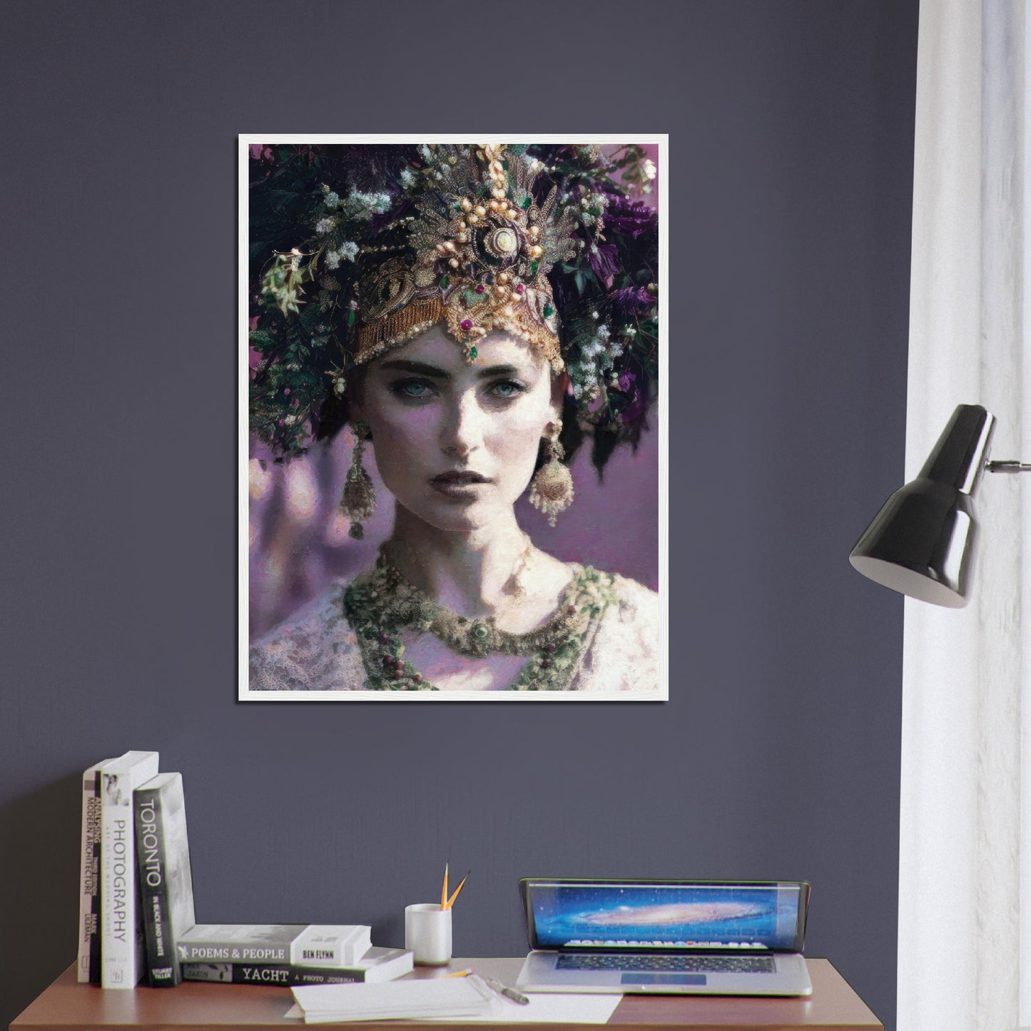 Lea, Museum-Quality Matte Paper Wooden Framed Poster