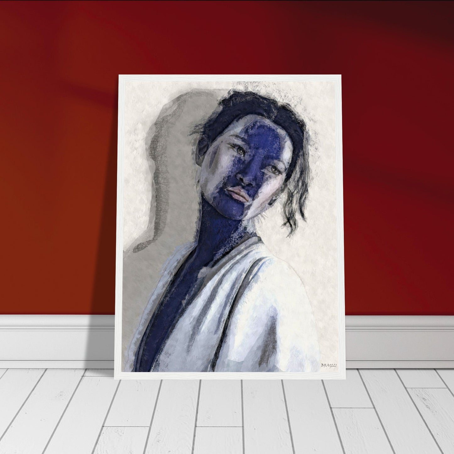 Kiyo, Museum-Quality Matte Paper Wooden Framed Poster