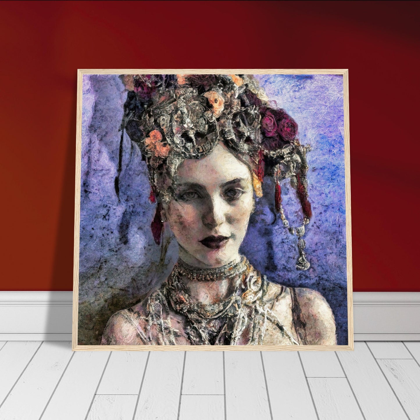 Mina, Museum-Quality Matte Paper Wooden Framed Poster