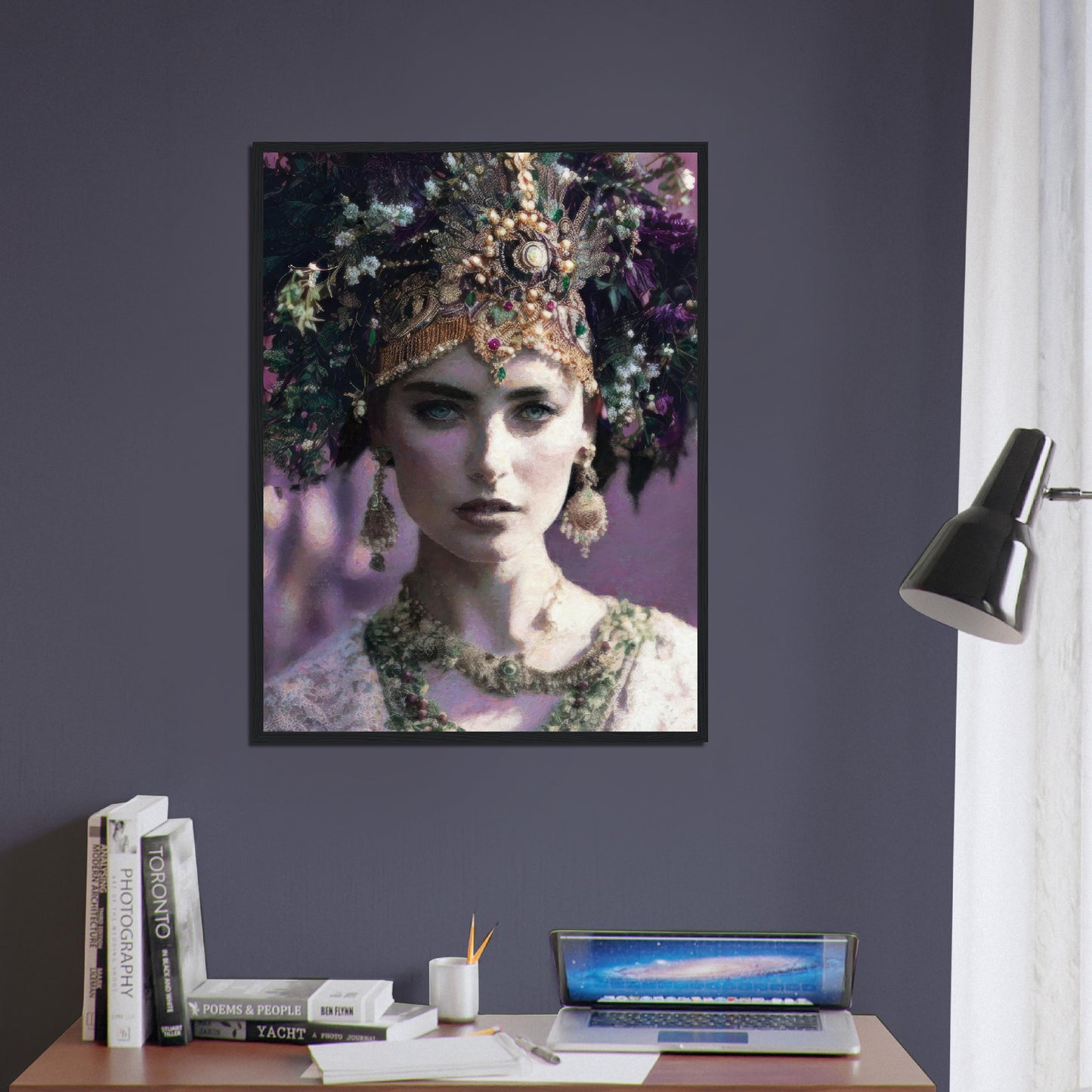 Lea, Museum-Quality Matte Paper Wooden Framed Poster