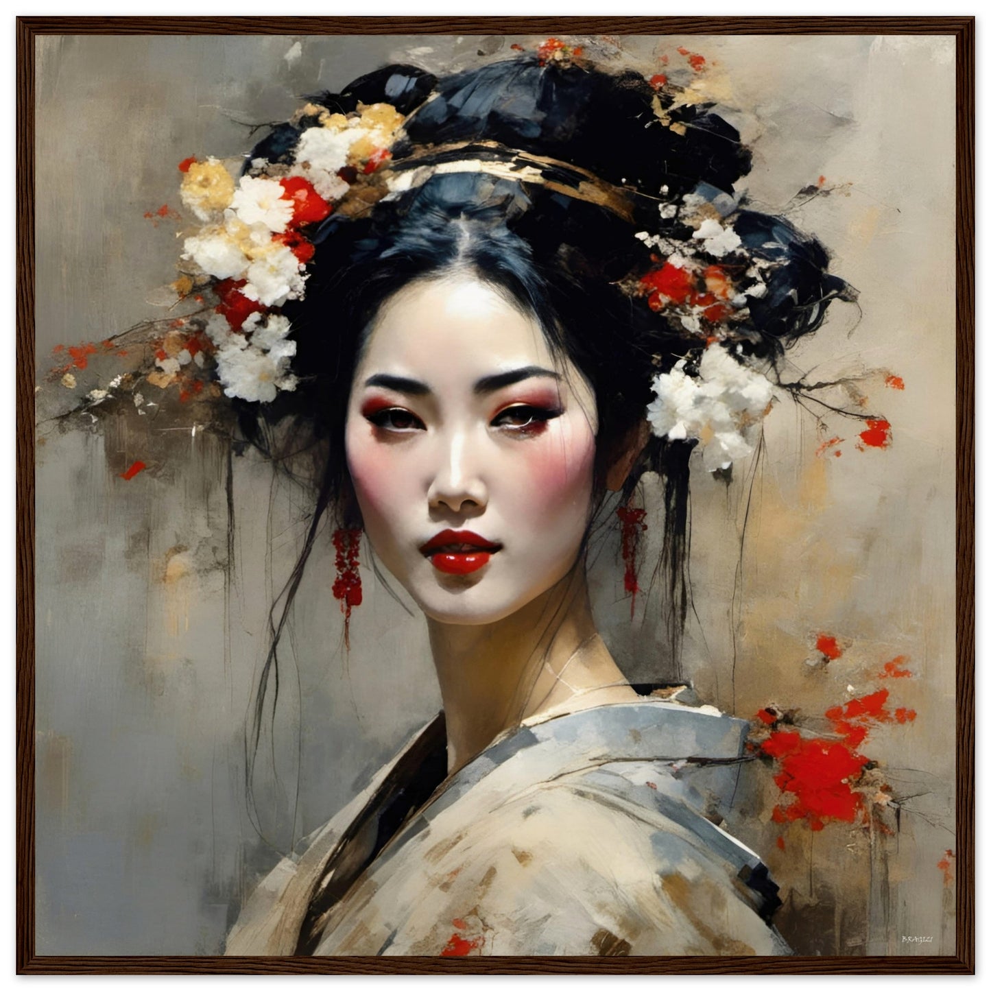 Hikari, Museum-Quality Matte Paper Wooden Framed Poster