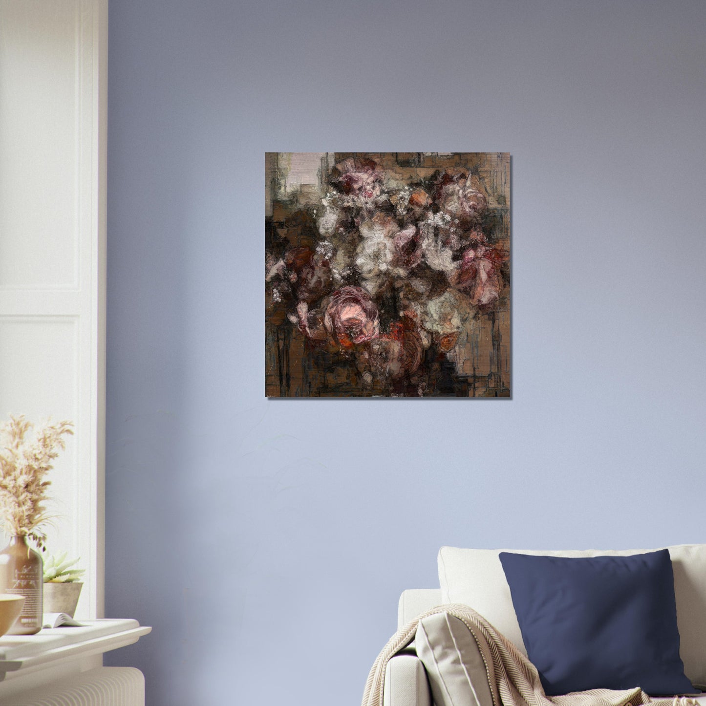 Flowers study 11, Brushed Aluminum Print