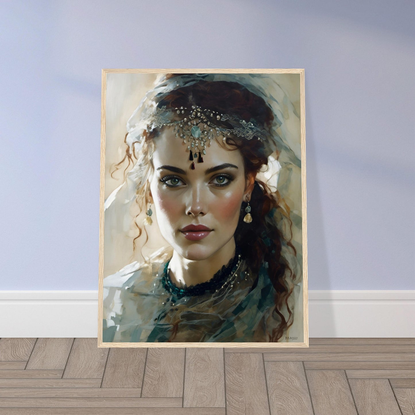 Linda, Museum-Quality Matte Paper Wooden Framed Poster