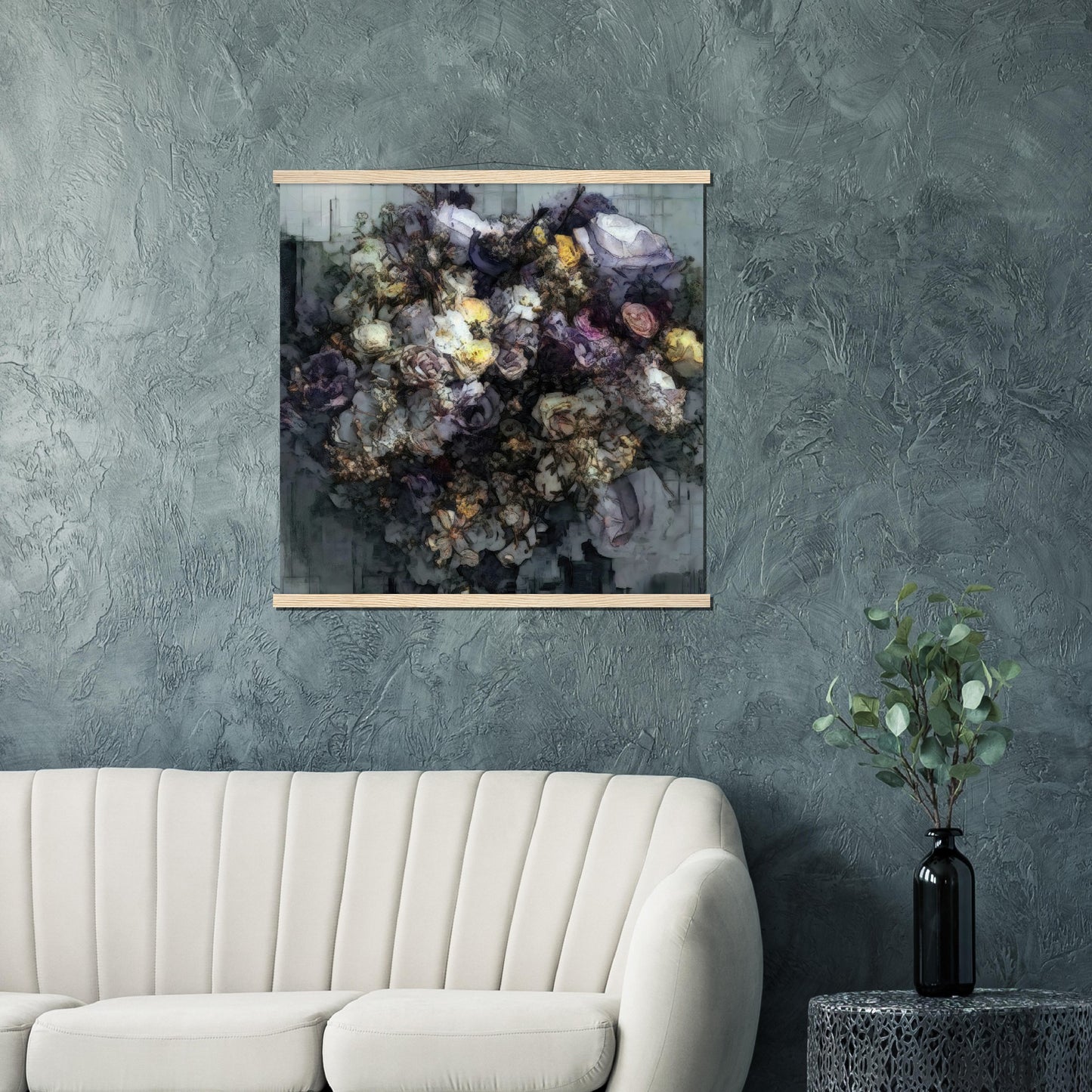 Flowers study 2, Museum-Quality Matte Paper Poster with Hanger