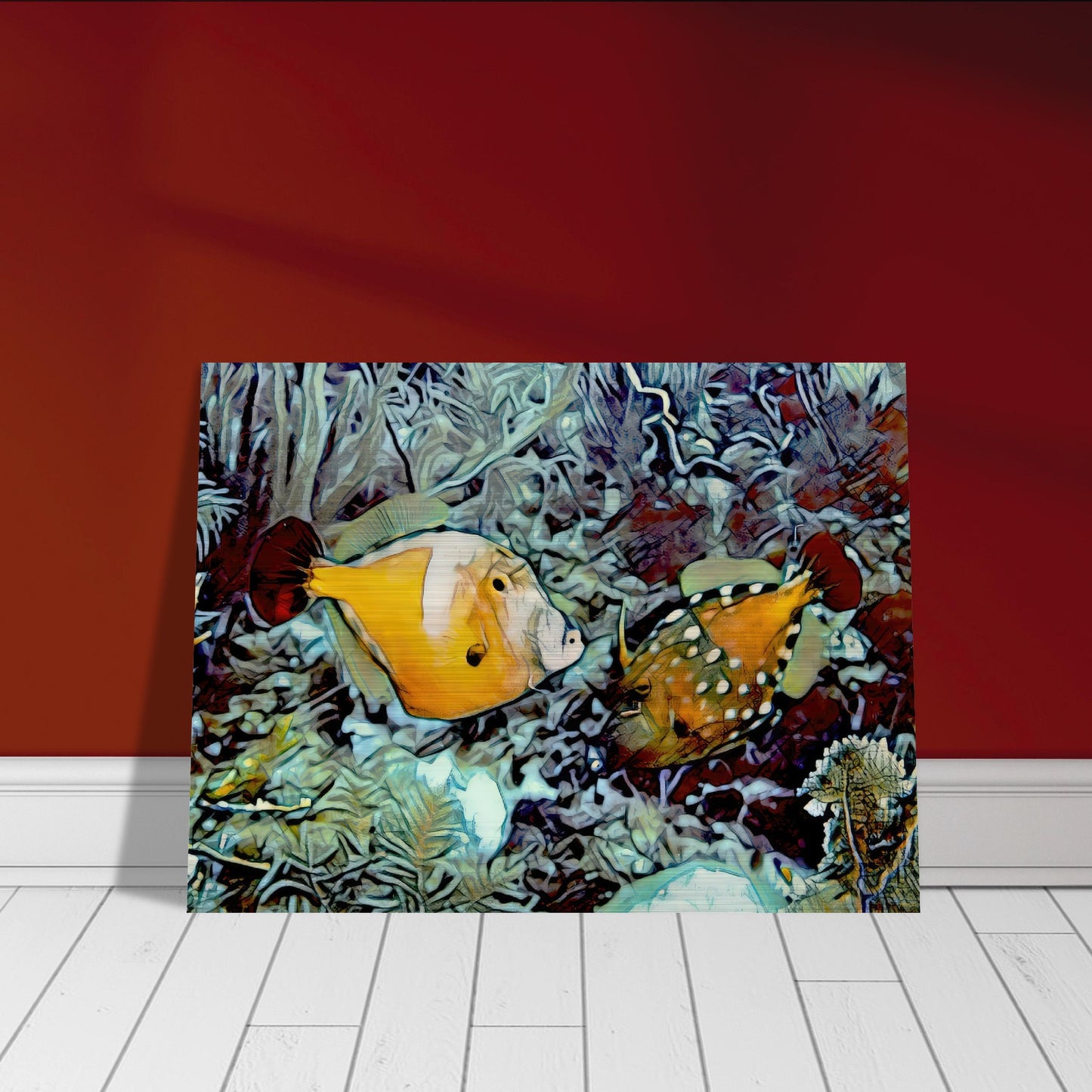 Triggers, Brushed Aluminum Print