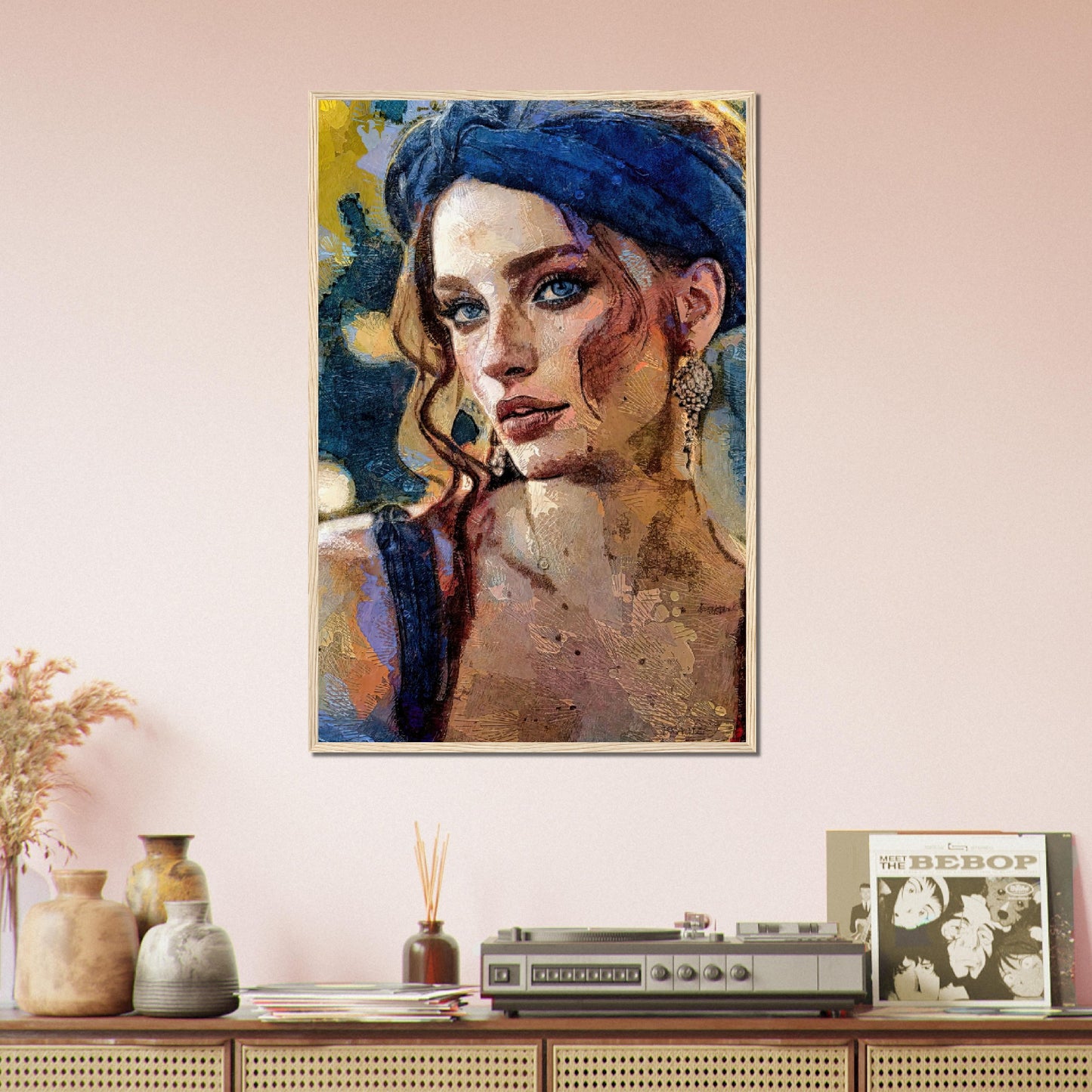 Kylie, Museum-Quality Matte Paper Wooden Framed Poster