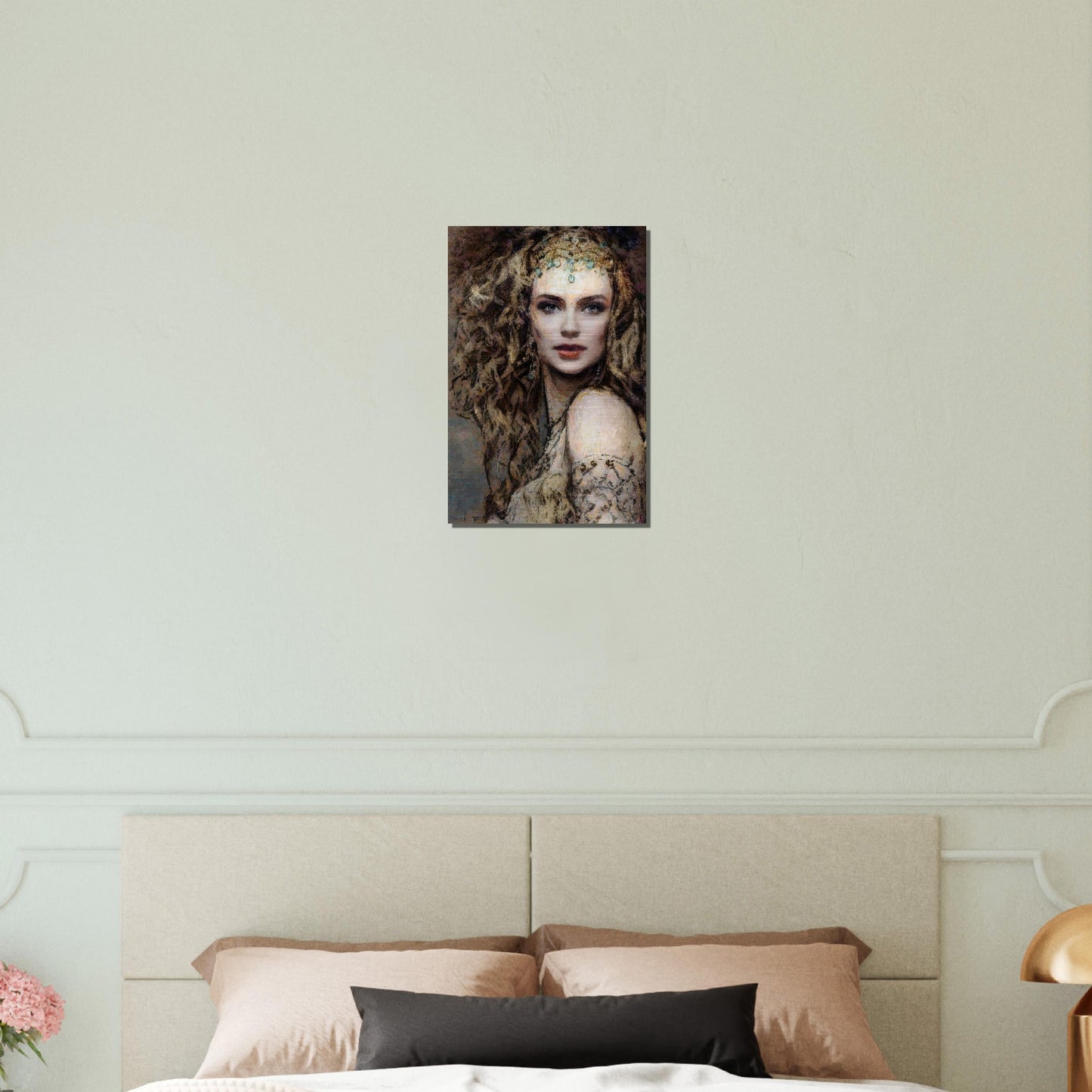 Tatiana, Brushed Aluminum Print