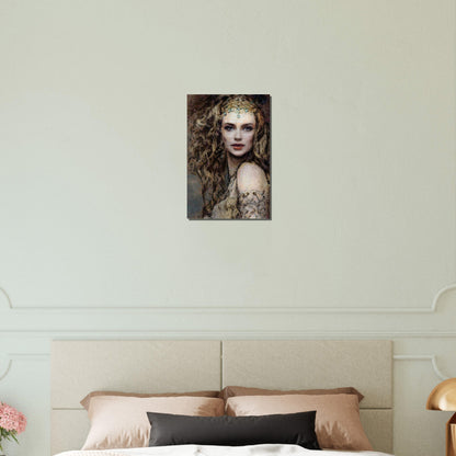 Tatiana, Brushed Aluminum Print