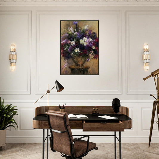 Flowers study 22, Museum-Quality Matte Paper Metal Framed Poster