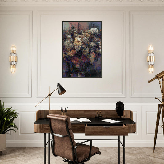 Flowers study 25, Museum-Quality Matte Paper Metal Framed Poster