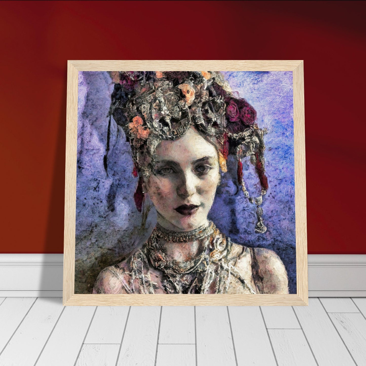 Mina, Museum-Quality Matte Paper Wooden Framed Poster