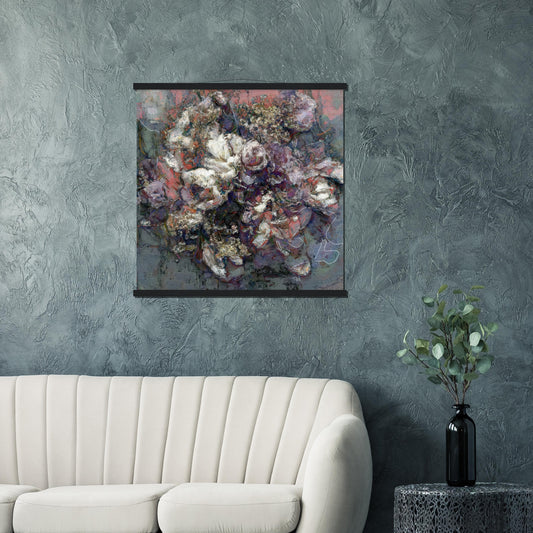 Flowers study 3, Museum-Quality Matte Paper Poster with Hanger