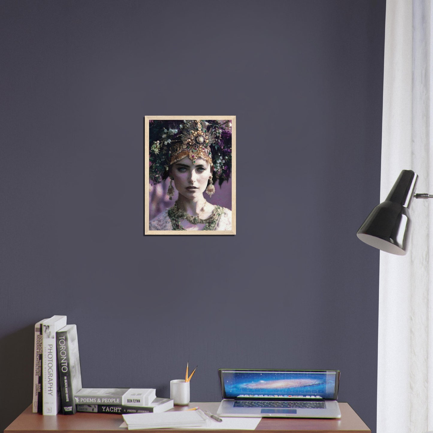 Lea, Museum-Quality Matte Paper Wooden Framed Poster