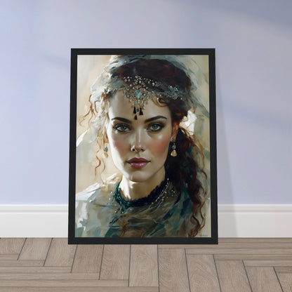 Linda, Museum-Quality Matte Paper Wooden Framed Poster