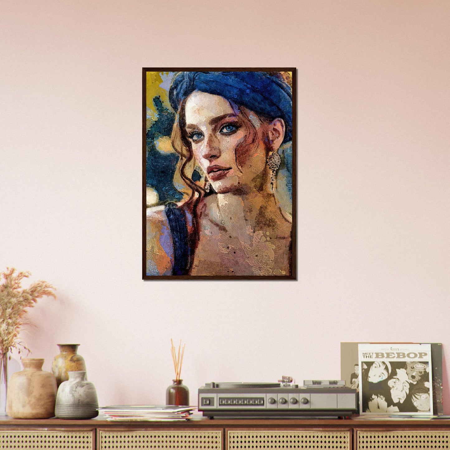 Kylie, Museum-Quality Matte Paper Wooden Framed Poster