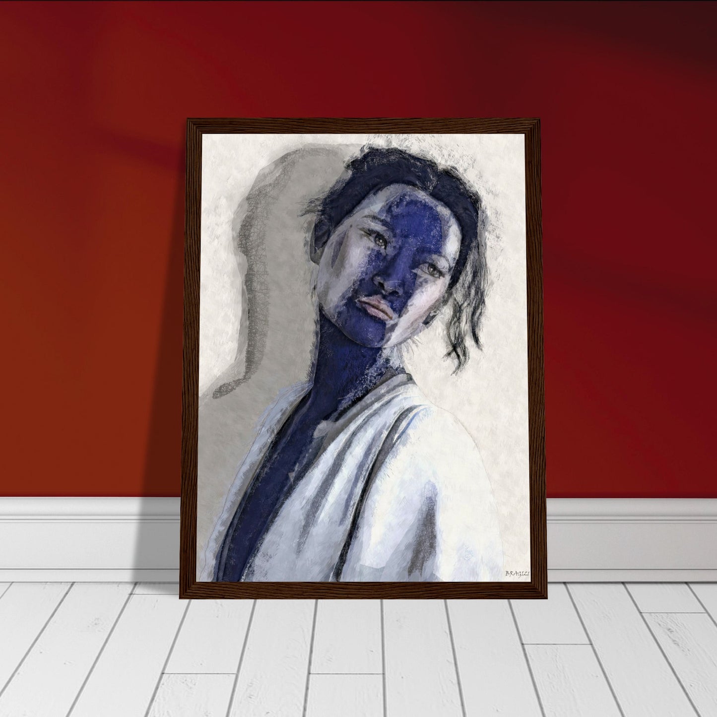 Kiyo, Museum-Quality Matte Paper Wooden Framed Poster