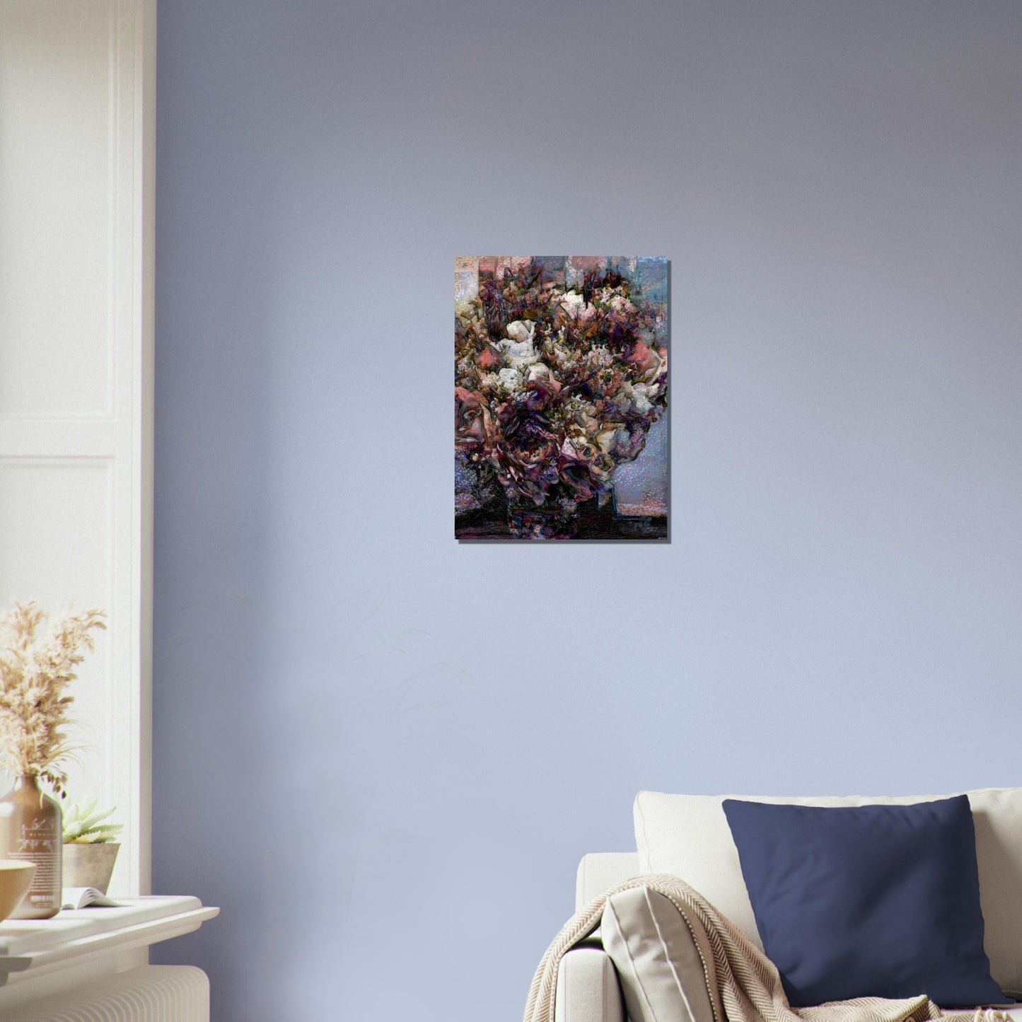 Flowers study 28, Brushed Aluminum Print