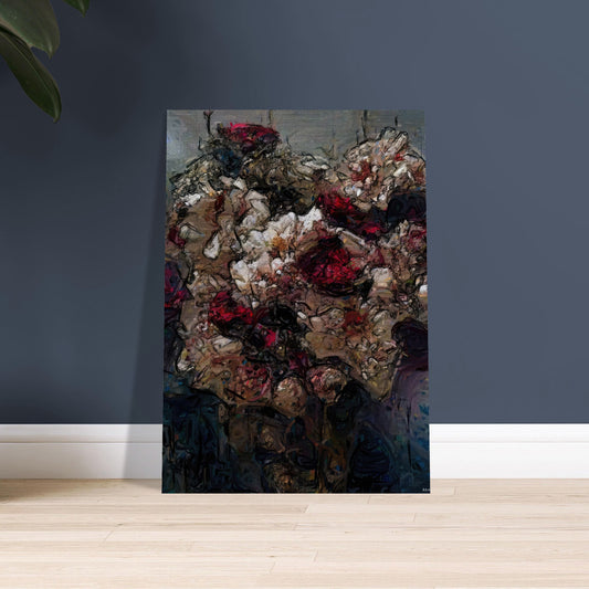 Flowers study 23, Brushed Aluminum Print