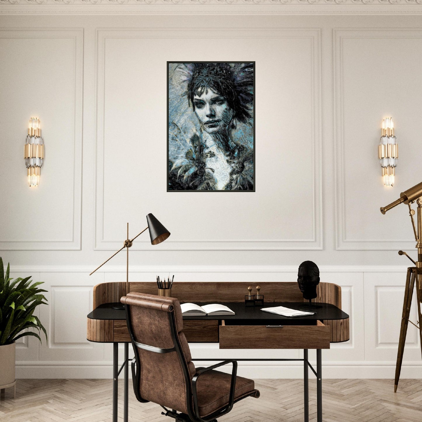 Isadora, Museum-Quality Matte Paper Metal Framed Poster