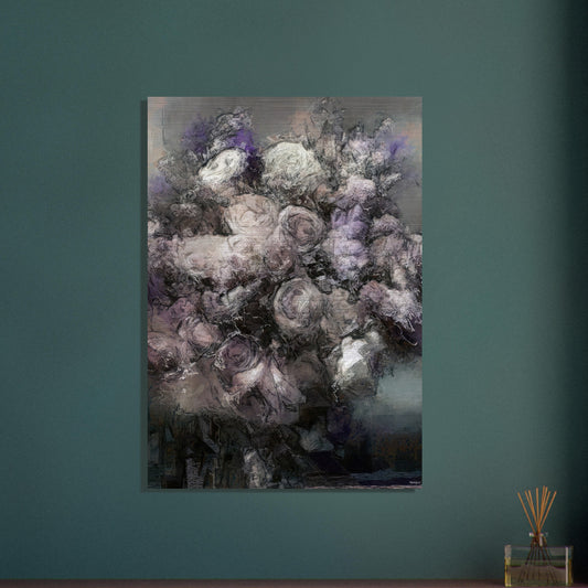 Flowers study 30, Brushed Aluminum Print