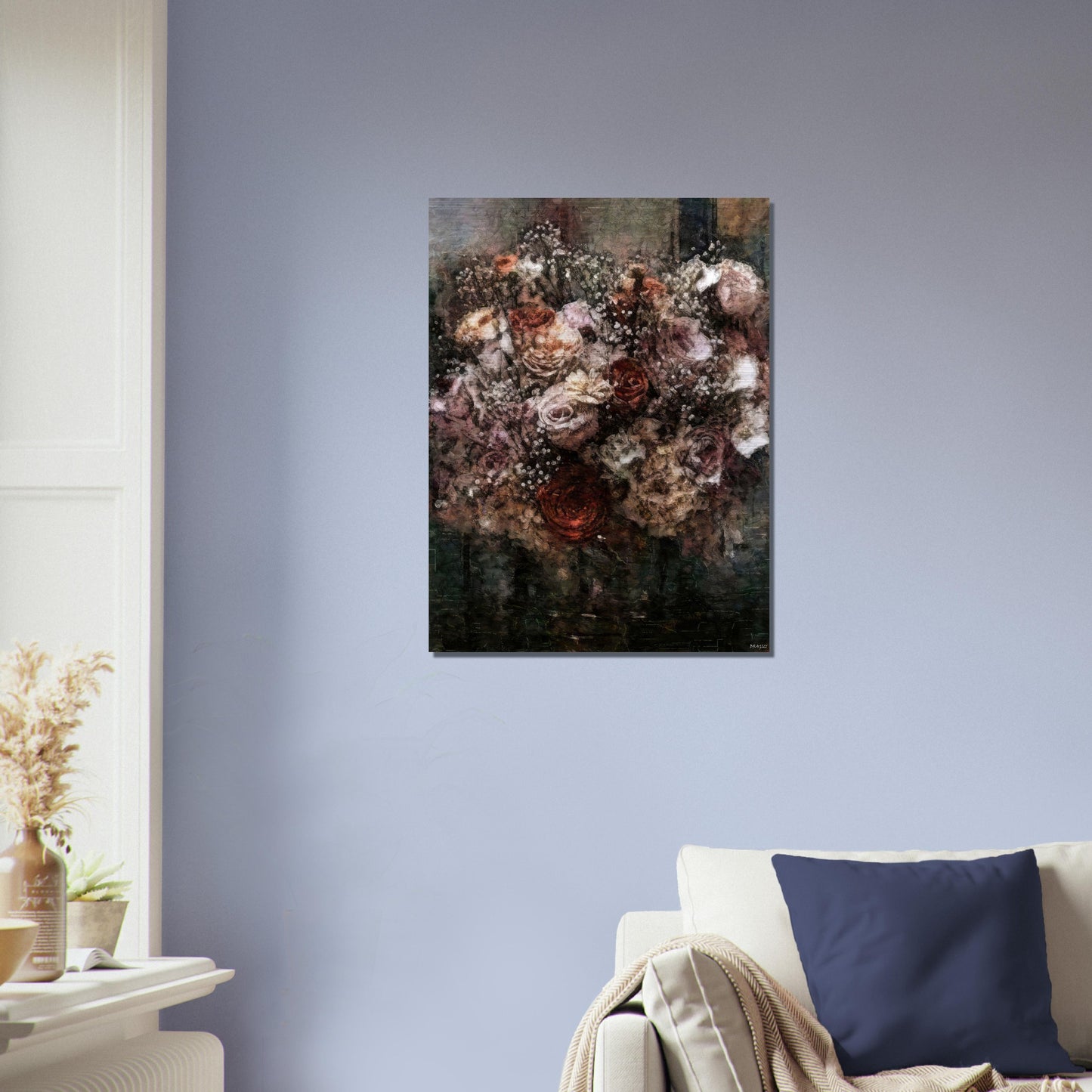 Flowers study 26, Brushed Aluminum Print
