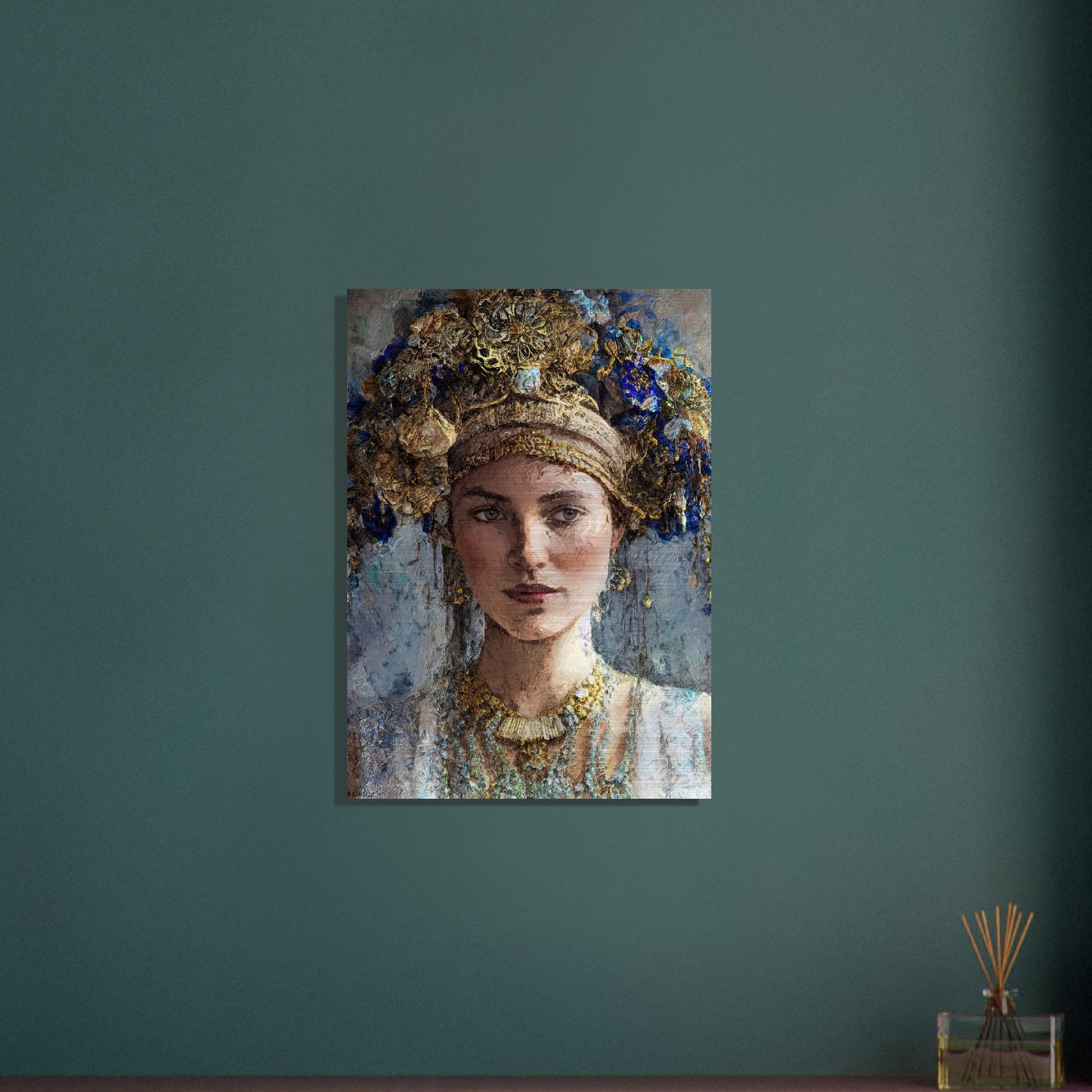 Abigail, Brushed Aluminum Print